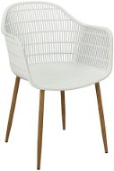 Židle Becker bílá/přírodní - Jídelní židle