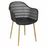 Židle Becker černá/přírodní - Jídelní židle