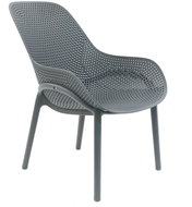 Židle Malibu šedá - Jídelní židle