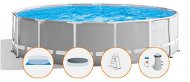 Bazén INTEX Bazén s konstrukcí Prism Frame 4,57 x 1,22m (filtrace, žebřík, podložka, plachta) - Bazén