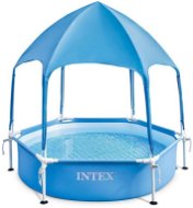 INTEX Bazén s konstrukcí se stříškou Canopy Metal Frame 1,83 x 0,38m - Bazén