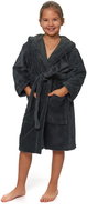 Interkontakt Baby Bathrobe with Hood Cool Gray 2 years - Bathrobe