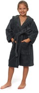 Interkontakt Children's robe with hood Cool Gray 12 years - Bathrobe