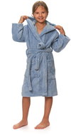 Interkontakt Children's robe with hood Fog Blue 6 years - Bathrobe