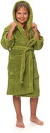 Interkontakt Children's robe with hood Olive Green 2 years - Bathrobe