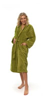 Interkontakt Women's kimono robe Olive Green S - Bathrobe