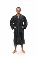 Interkontakt Pánský župan kimono Cool Gray S - Župan