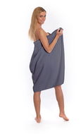 Interkontakt Dámský saunový ručník Dark Grey - Kilt do sauny