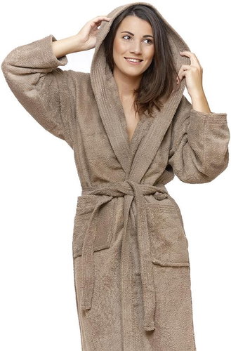 Interkontakt Ladies Robe 18 Castagna Robe size XL - Bathrobe - Main image