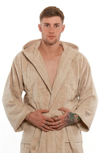 Interkontakt Bathrobe 01 Sabbia Bathrobe size XL - Bathrobe - Main image