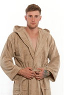Interkontakt Bathrobe 04 Fango Bathrobe size XL - Bathrobe