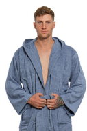 Interkontakt Men's bathrobe 07 Avio Bathrobe size S - Bathrobe