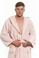 Interkontakt Men's Bathrobe 13 Rosa Confetto Bathrobe size XL - Bathrobe