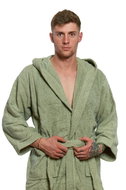 Interkontakt Men's bathrobe 16 Verde Sal Bathrobe size L - Bathrobe