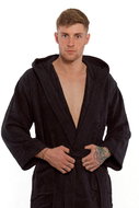 Interkontakt Men's bathrobe 20 Nero Bathrobe size M - Bathrobe