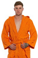 Interkontakt Men's bathrobe 22 Arancio Bathrobe size S - Bathrobe