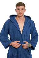 Interkontakt Bathrobe 23 Dark Navy Bathrobe size S - Bathrobe