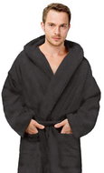 Interkontakt Men's Robe 21 Black Chocolate - Bathrobe
