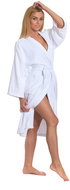 Interkontakt Ladies bathrobe model KIMONO 01 White Bathrobe size M - Bathrobe