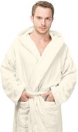 Interkontakt Men's bathrobe 03 Avorio - Bathrobe