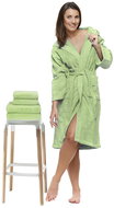 Interkontakt Set 37 Lime bathrobe + bath towel + towels Bathrobe size L - Bathrobe