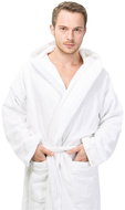 Interkontakt Men's bathrobe 02 Bianco - Bathrobe