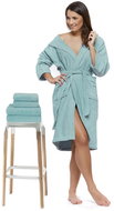 Interkontakt Set 39 Minerale bathrobe + bath towel + towels Bathrobe size L - Bathrobe