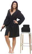 Interkontakt Set of 20 Nero bathrobe + bath towel + towels Bathrobe size S - Bathrobe