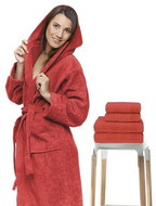 Interkontakt Set 15 Corallo bathrobe + bath towel + towels Bathrobe size XL - Bathrobe