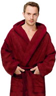 Interkontakt Men's robe 10 Bordeaux - Bathrobe