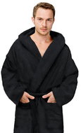 Interkontakt Men's robe 20 Nero - Bathrobe