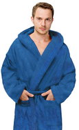 Interkontakt Men's Bathrobe 11 Blu Navy - Bathrobe