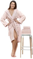 Interkontakt Set 05 Incenso bathrobe + bath towel + towels Bathrobe size XL - Bathrobe