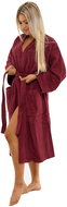 Interkontakt Ladies bathrobe model KIMONO 04 Bordeaux Bathrobe size XXL - Bathrobe