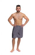 Interkontakt Pánský saunový kilt Dark Grey  - Kilt do sauny