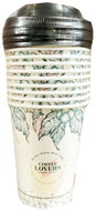 Intertan SA Tessera Kelímek papírový s víčkem Coffe lovers, přůměr 90 mm, 330 ml, 10 ks - Drinking Cup
