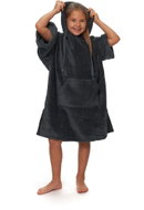 Interkontakt Kids surf poncho, 60 × 80 cm, Cool Grey - Bathrobe
