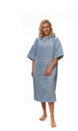 Interkontakt Surf poncho, 70 × 110 cm, Fog Blue - Bathrobe