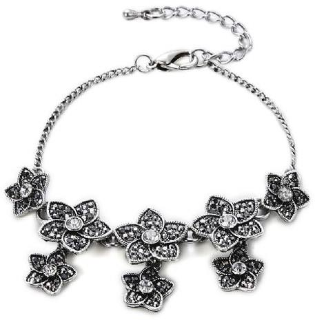 Intrigue Bracelet with crystals 58028 - Bracelet - Main image