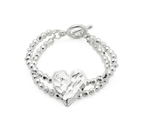 Intrigue Bracelet with heart 58633 - Bracelet - Main image