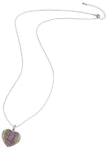 Intrigue Necklace with coloured heart 57734 - Necklace - Main image