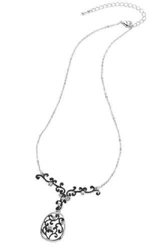 Intrigue Necklace with crystals 57457 - Necklace - Main image