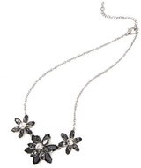 Intrigue Necklace flowers with crystals 58360 - Necklace