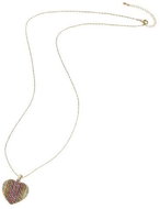 Intrigue Necklace with coloured heart 57735 - Necklace