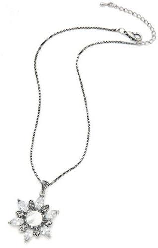 Intrigue Star necklace with crystals 57169 - Necklace - Main image