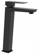 INVENA PAROS TREND basin mixer, tall, black (BU-09-W04-A) - Tap