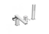 INVENA GLAMOUR 3-hole bath mixer, chrome (BW-02-S01-V) - Tap