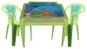 Children's Furniture IPAE sada 2 židličky a stoleček OCEAN - zelená  - Dětský nábytek