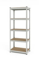 IQ garden Screwless shelf 180 × 60 × 40, galvanized - 5 shelves IQ garden - Shelving Unit