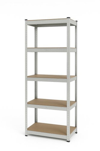 IQ garden Screwless shelf 180 × 60 × 40, galvanized - 5 shelves IQ garden - Shelving Unit - Main image